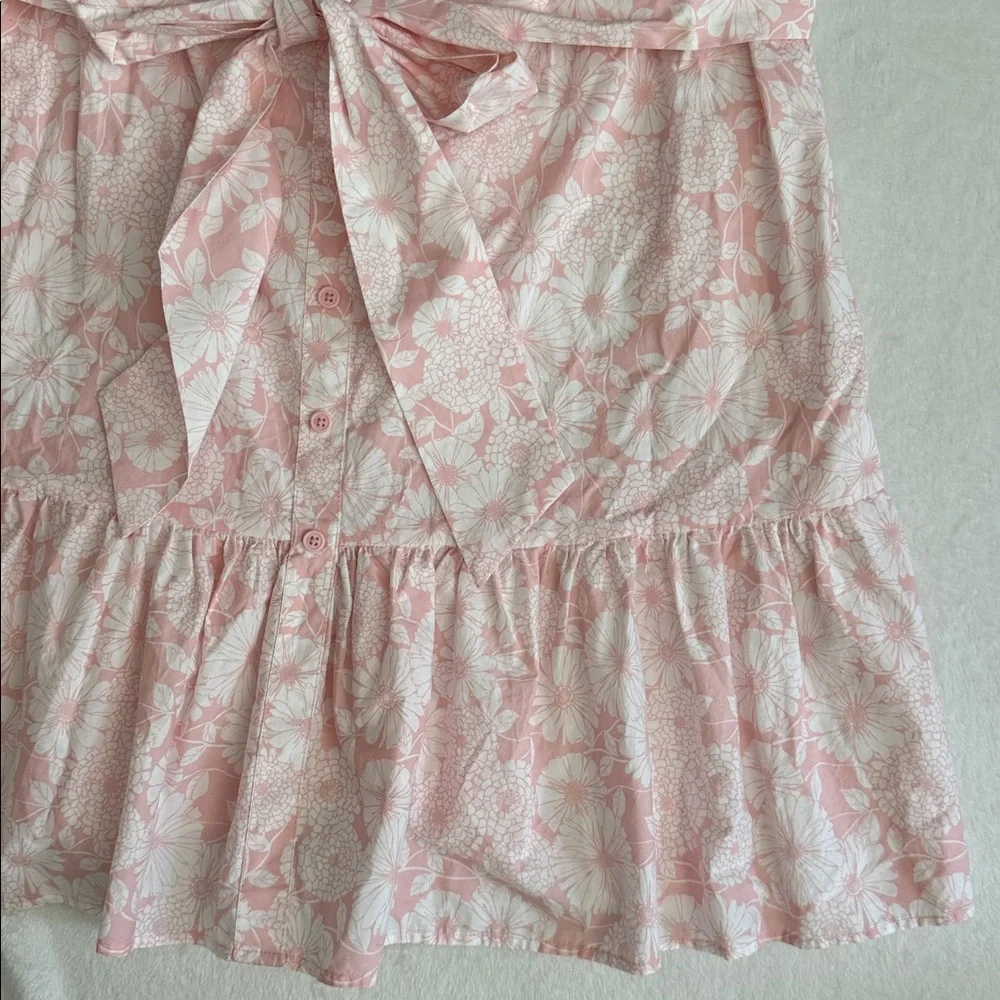 {NWT} Lisa Marie Fernandez x Target | Ruffle Off The Shoulder Floral Print Dress - Picture 5 of 16